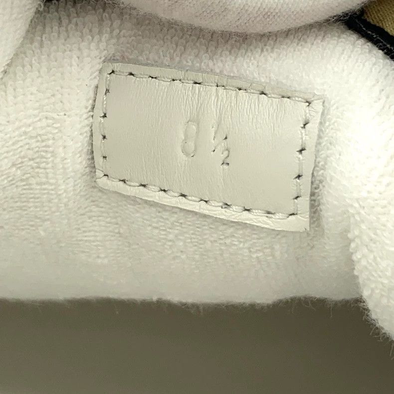 Gucci Gucci White GG enamel green tail lace-up casual sneakers 25 Size US 9.5 / EU 42-43 - 6 Thumbnail