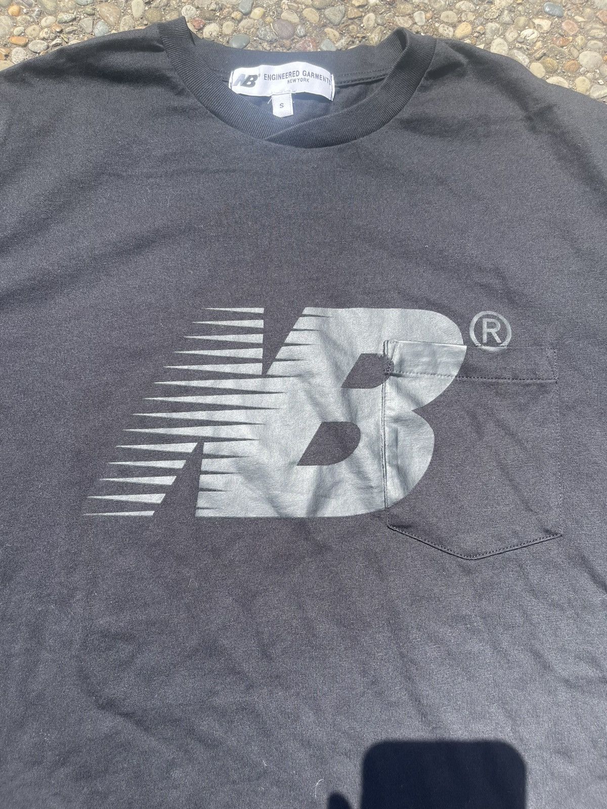New Balance New Balance X Engineered Garments Black logo tee Size US S / EU 44-46 / 1 - 2 Thumbnail