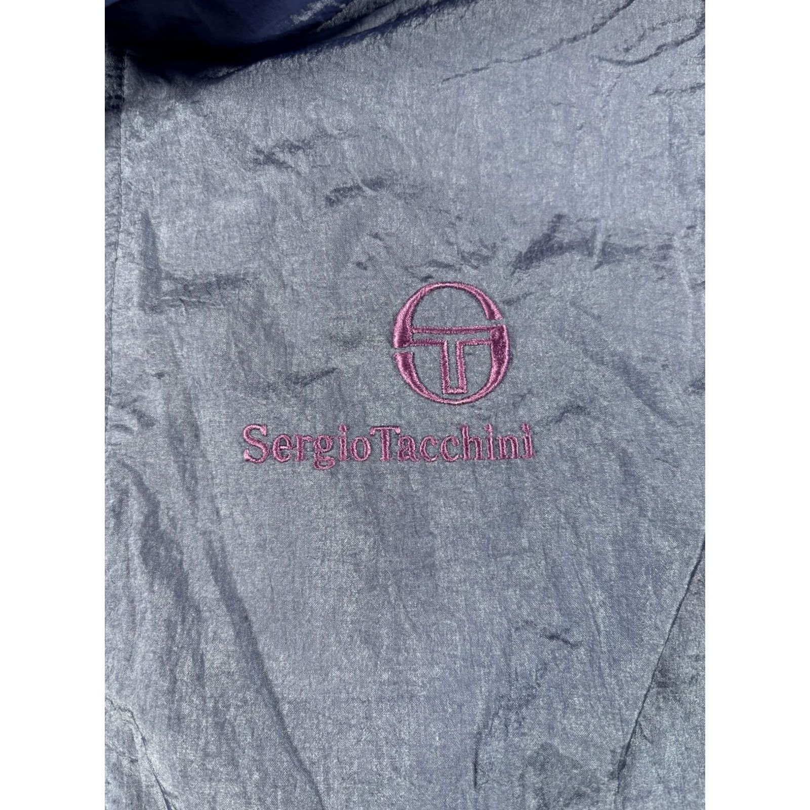 Vintage Sergio Tacchini Jacket Mens Large Colorblock Windbreaker Tennis 90s, Men's — image 4 of 6