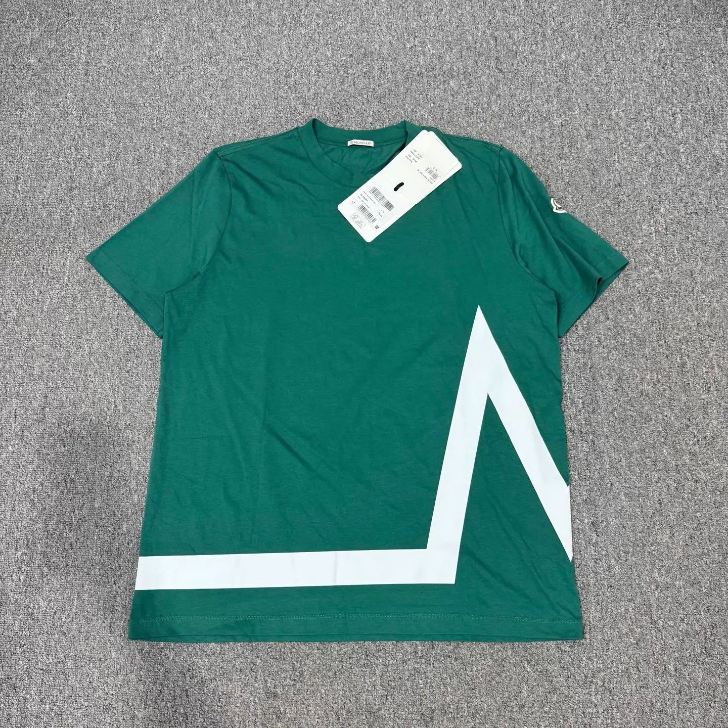 Moncler Moncler Green Big Logo T-Shirt XL Size US L / EU 52-54 / 3 - 1 Thumbnail