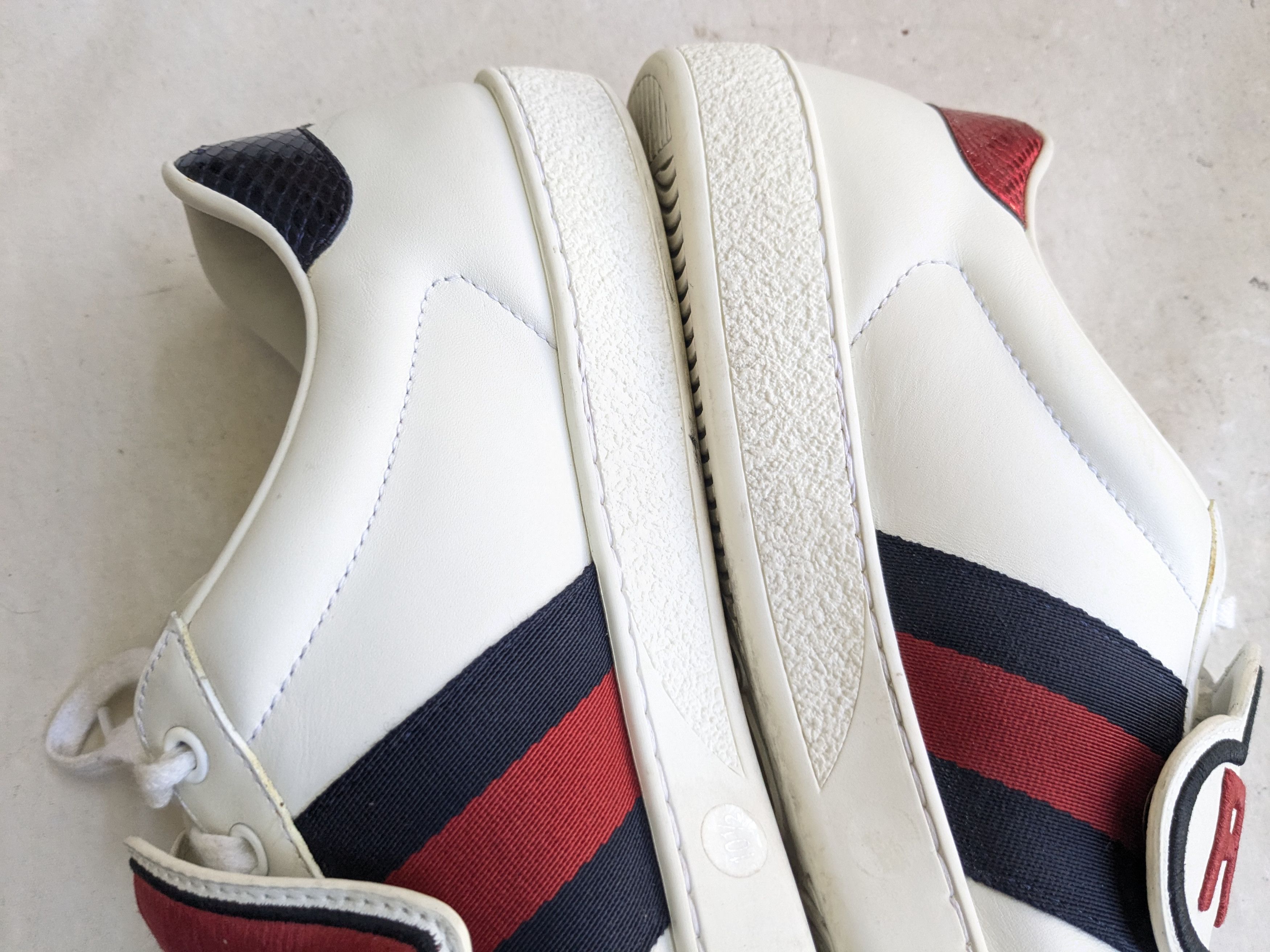 Gucci Gucci Ace Sneakers White 11 White Low Tops Size US 11 / EU 44 - 10 Thumbnail