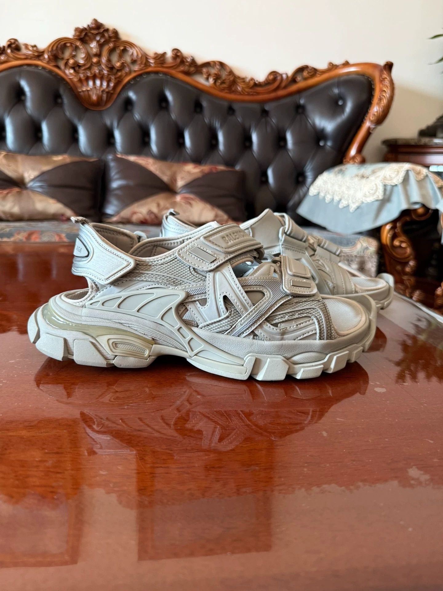 Balenciaga Balenciaga Classic Dad Sandal (40, Size Up) Like New Size US 9.5 / IT 39.5 - 3 Thumbnail