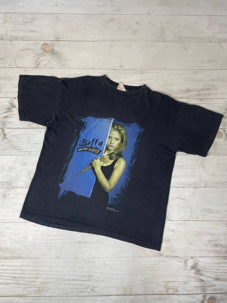 Vintage Vintage 1998 Buffy The Vampire Slayer T Shirt Size US XL / EU 56 / 4 - 1 Thumbnail
