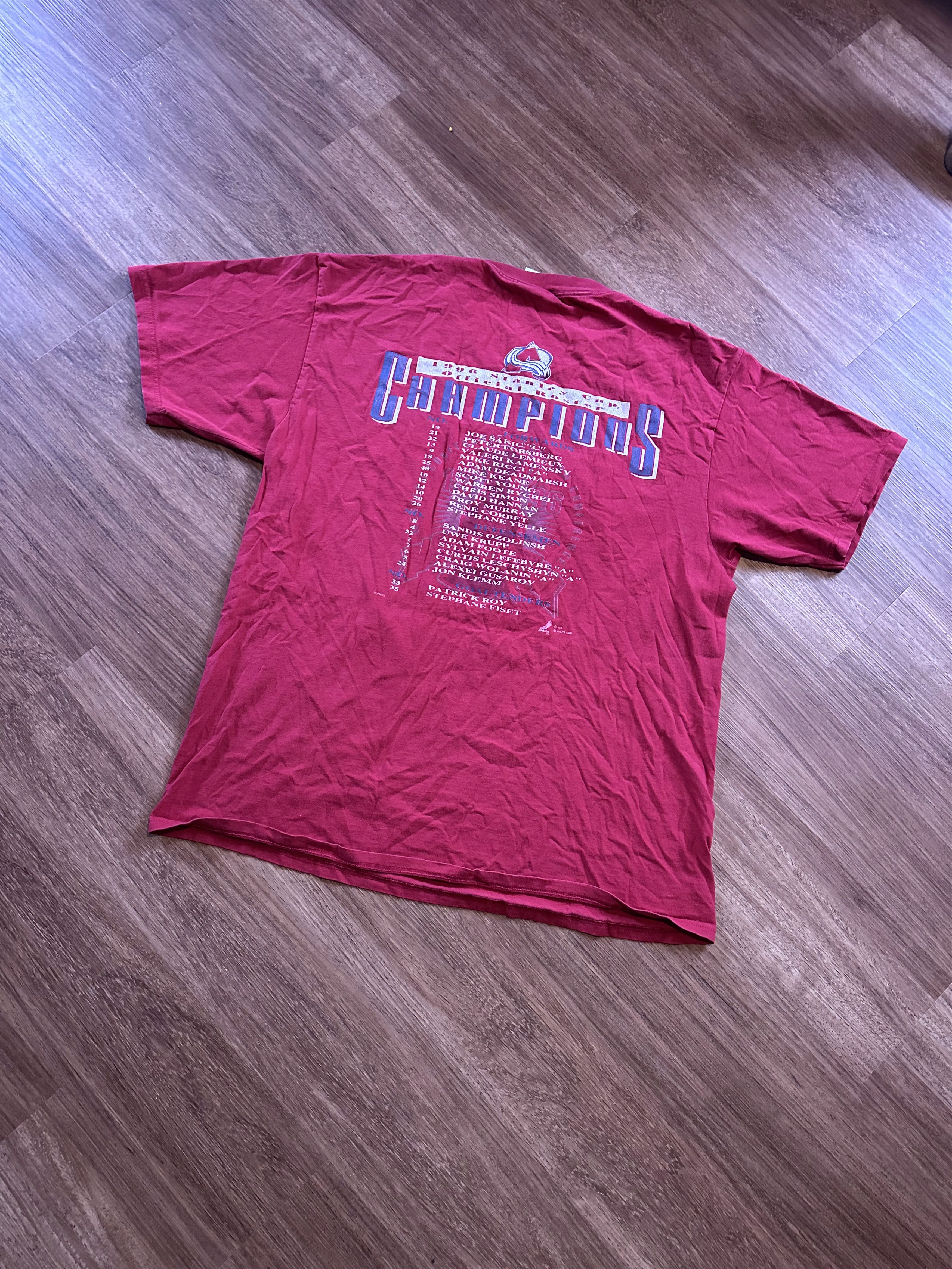 NHL Colorado Avalanche NHL Champ Tee Size US XL / EU 56 / 4 - 3 Thumbnail