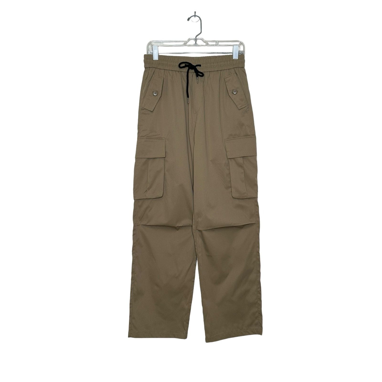 Shein Shein beige cargo casual pull on pants size medium Size US 32 / EU 48 - 1 Thumbnail