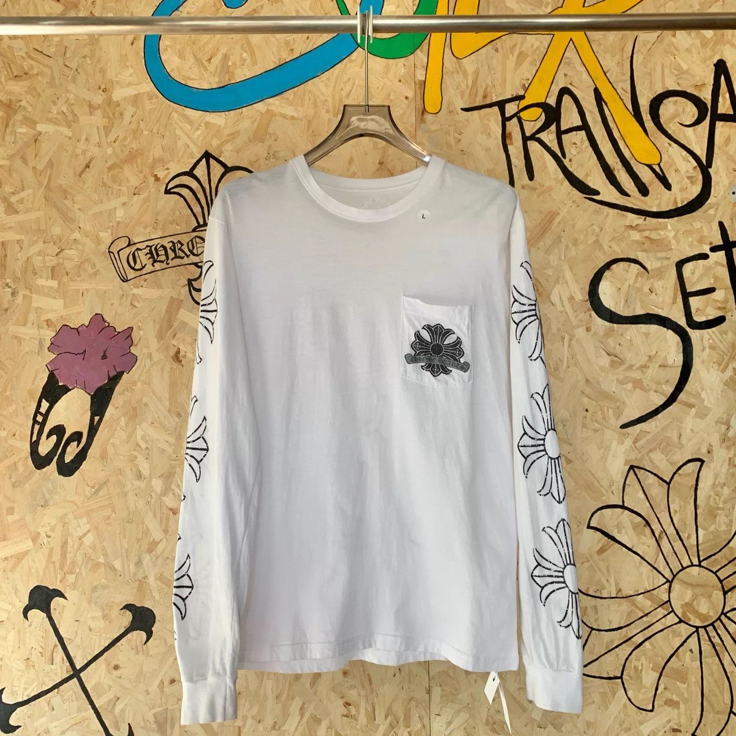 Chrome Hearts Chrome Hearts Horseshoe Long Sleeve T-Shirt L Size US L / EU 52-54 / 3 - 1 Thumbnail