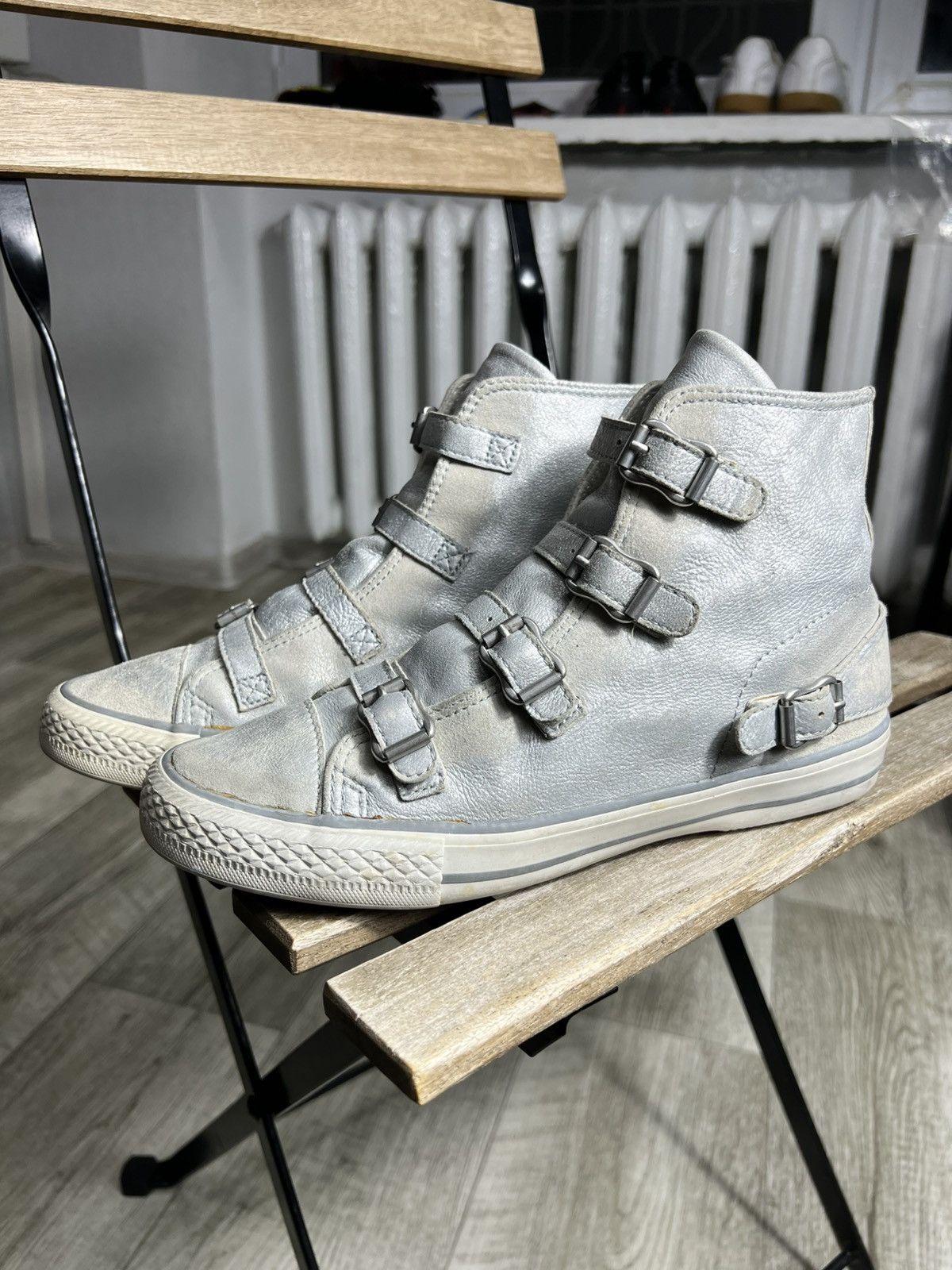 ASH ASH Virgin Japanese Sneakers Punk Zip Bondage Belted Y2k OG Size US 9 / IT 39 - 2 Thumbnail