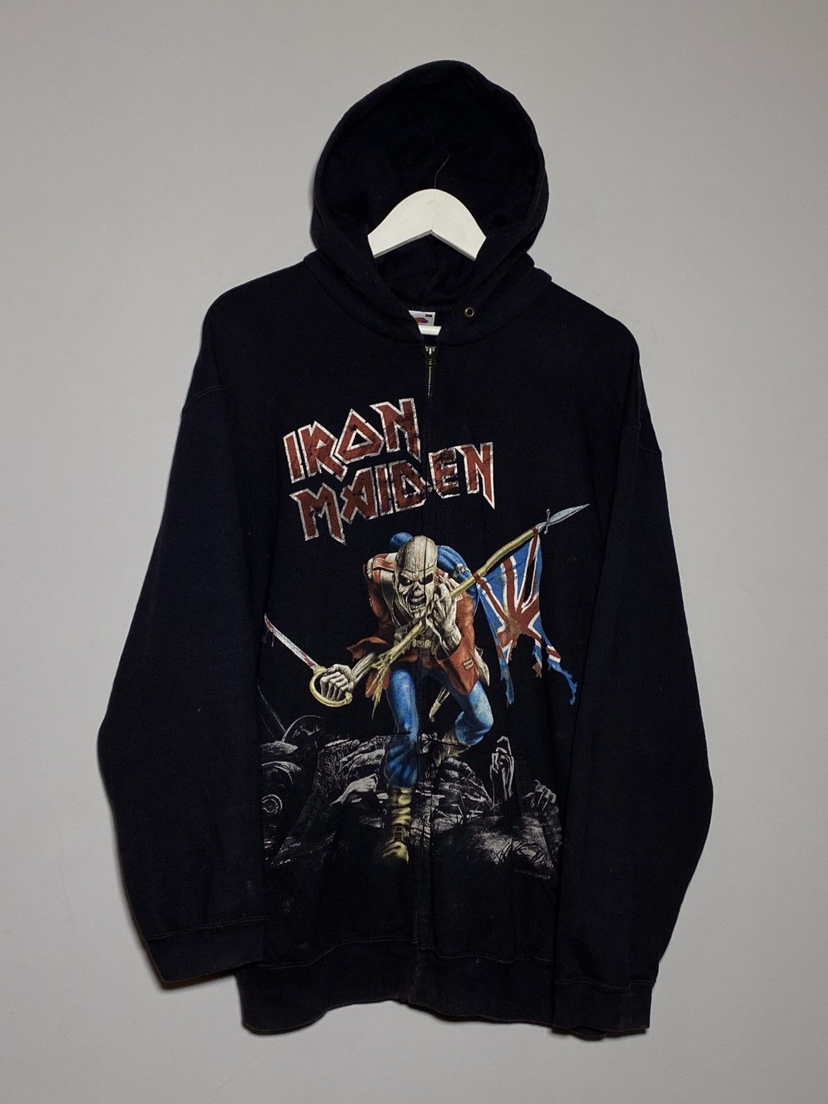 Vintage Iron Maiden print hoodie main image 0