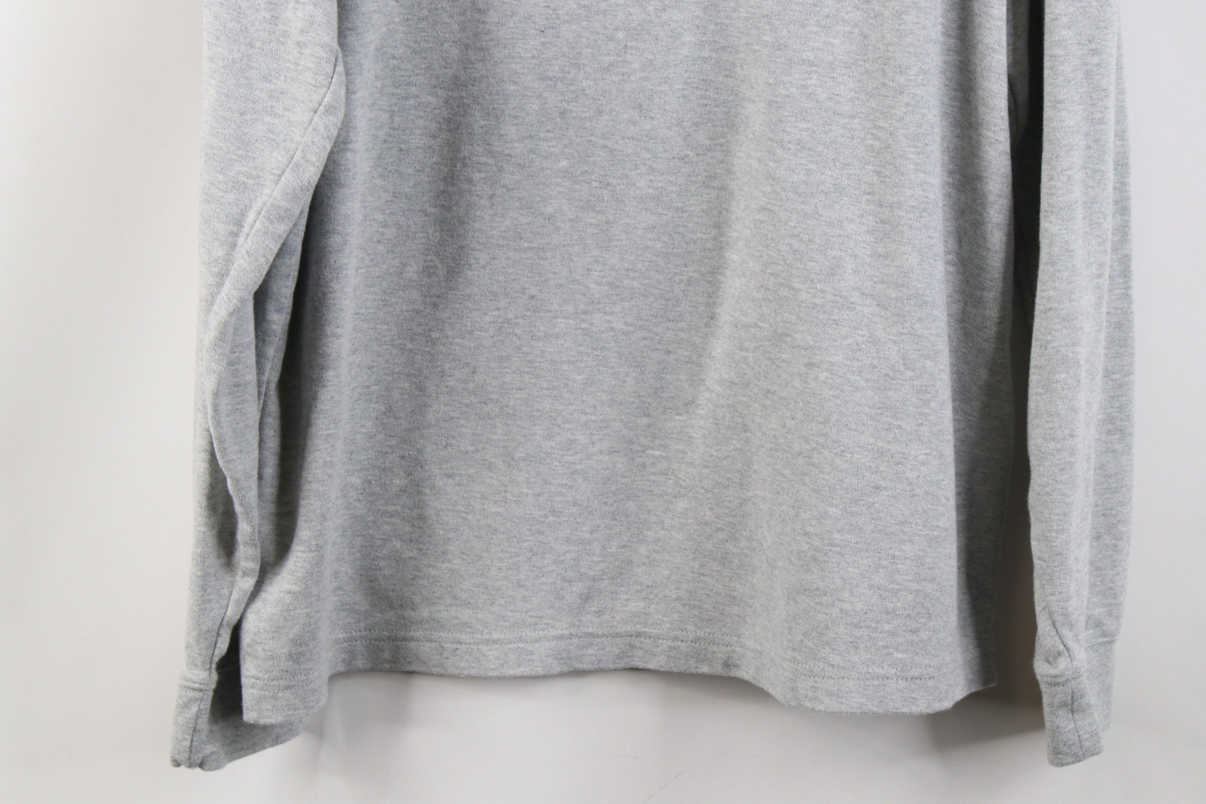L.L. Bean Vintage Y2K LL Bean Mock Neck Long Sleeve T-Shirt Gray Size US M / EU 48-50 / 2 - 10 Thumbnail