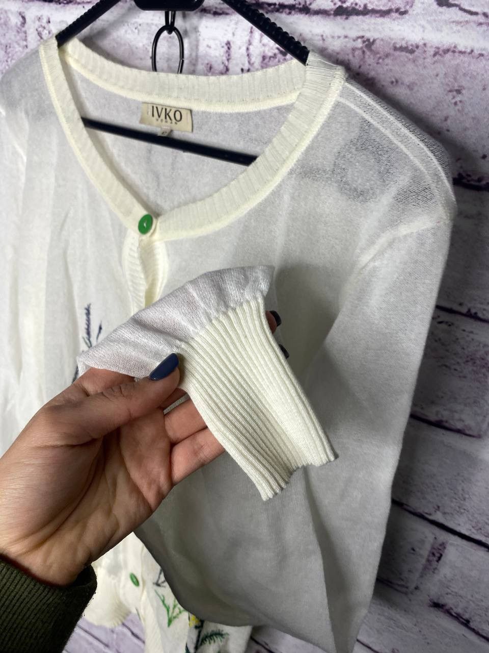 Japanese Brand Womens Ivko avant garde Sweaters blouses Italian designer Size M / US 6-8 / IT 42-44 - 11 Thumbnail