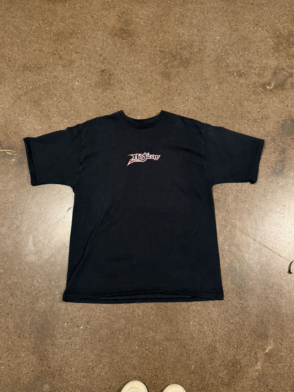 Vintage Vintage no fear “winning hand” Y2K grail black faded tee Size US XL / EU 56 / 4 - 2 Thumbnail