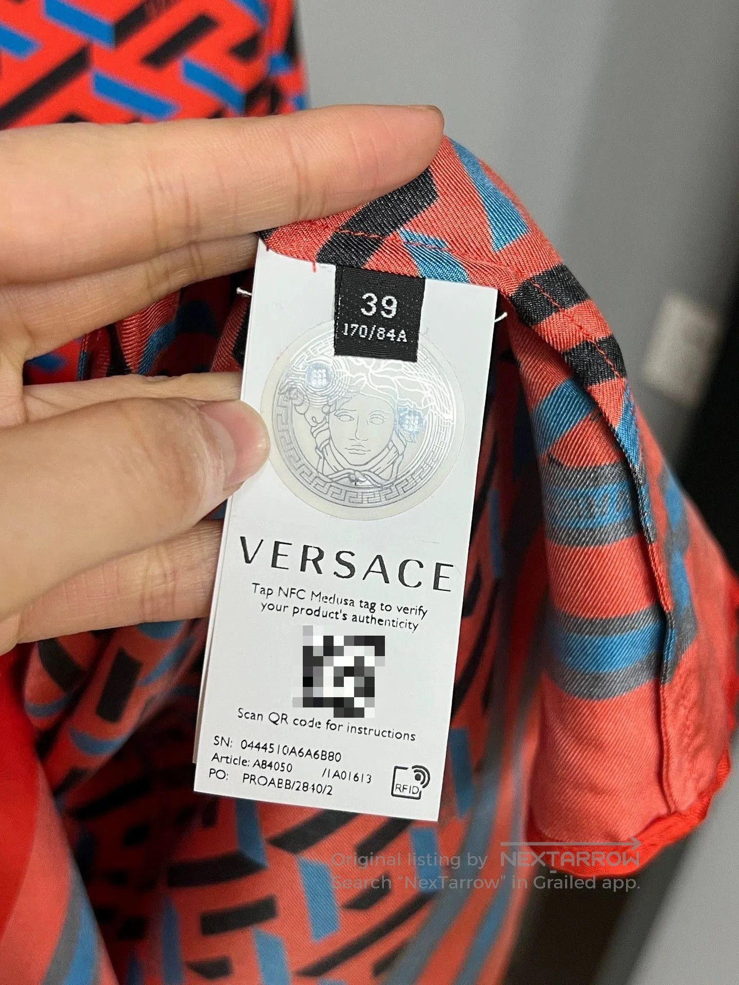 Versace Versace Runway Shirt Jacket. Size US M / EU 48-50 / 2 - 3 Thumbnail