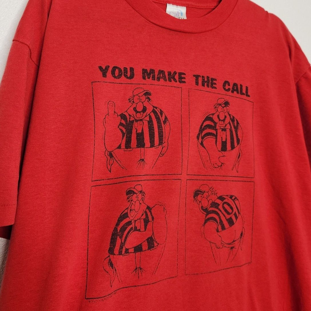 Vintage Vintage Obscure Make the Call Single Stitch Cal Cru XL Sport Size US XL / EU 56 / 4 - 2 Thumbnail