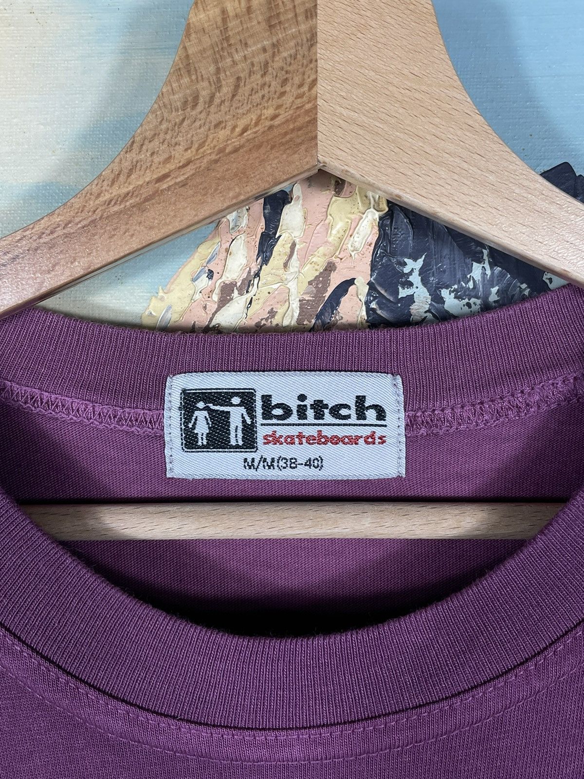 Hook-Ups × Vintage Vintage Retro 90s Bitch Skateboard tee baggy boxy oversize Size US M / EU 48-50 / 2 - 5 Thumbnail
