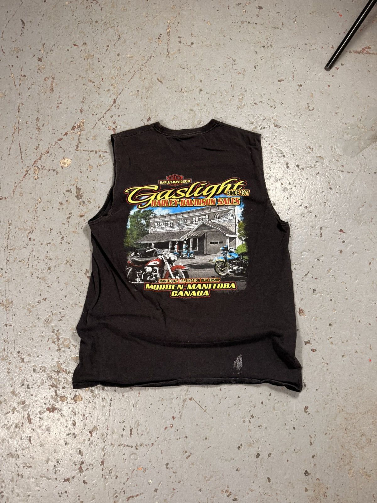Vintage Vintage Harley Davidson Cutoff Tee Size US L / EU 52-54 / 3 - 7 Thumbnail