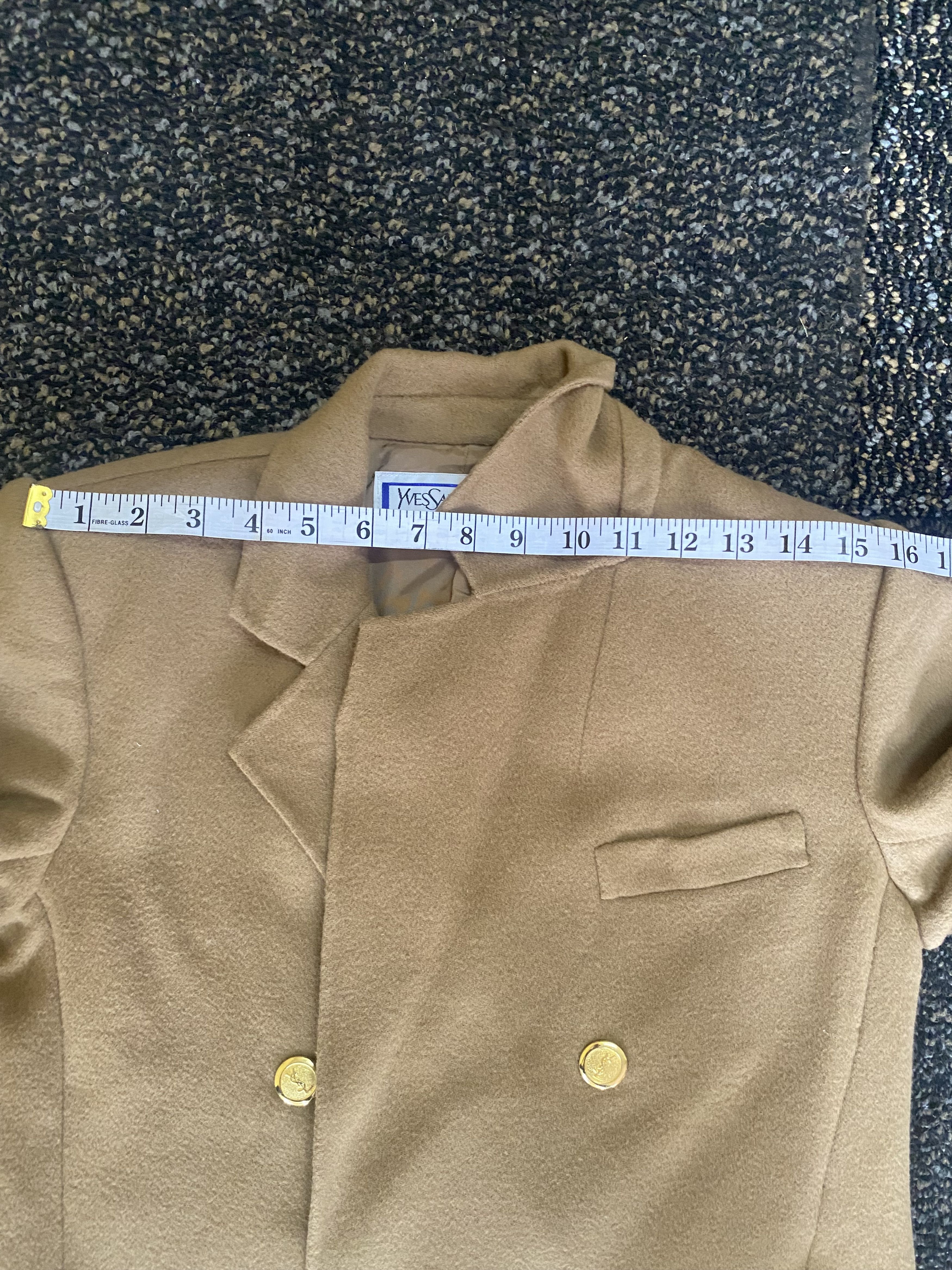 Yves Saint Laurent Yves Saint Laurent Wool Coat Size M / US 6-8 / IT 42-44 - 10 Thumbnail