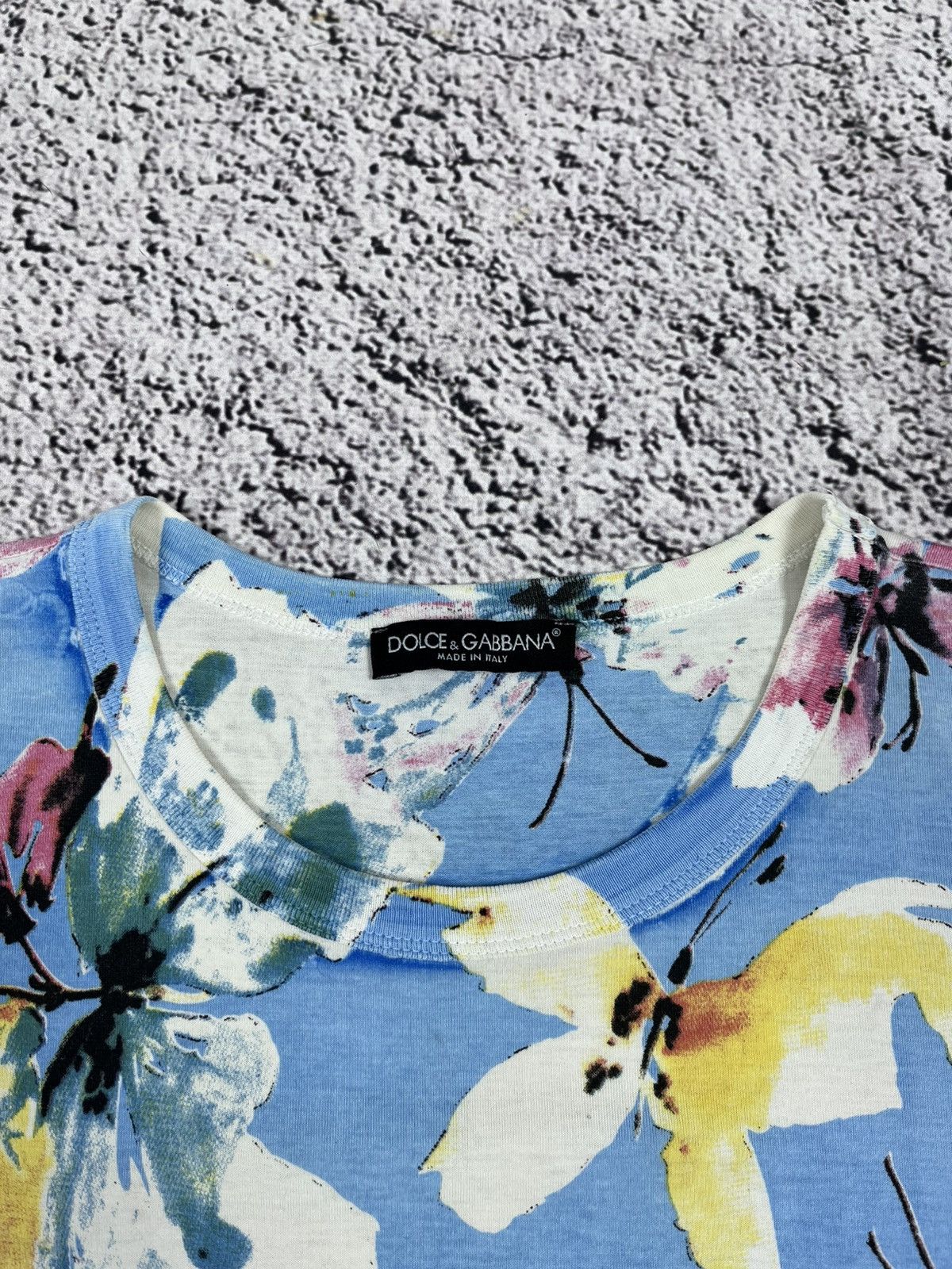 Dolce & Gabbana Dolce & Gabbana All-Over AOP Butterfly Pappilon Tee S Size M / US 6-8 / IT 42-44 - 5 Thumbnail