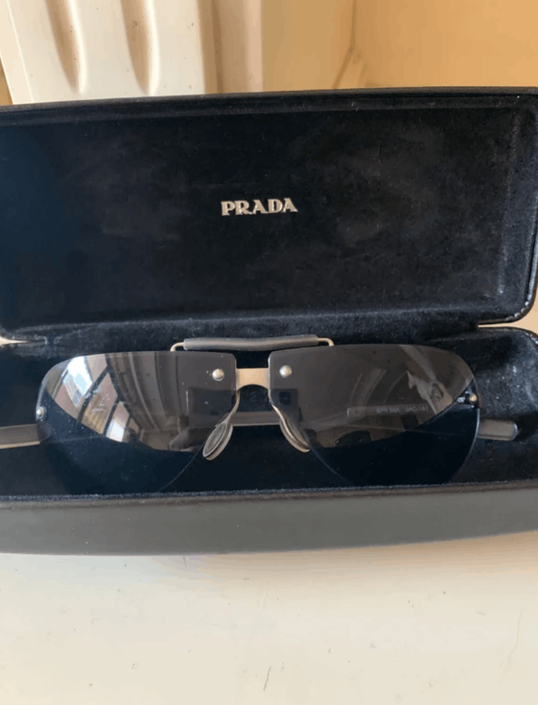 Prada PRADA Sunglasses Flame Star Sport Symbol Wrap Shield Mask Size ONE SIZE - 2 Thumbnail