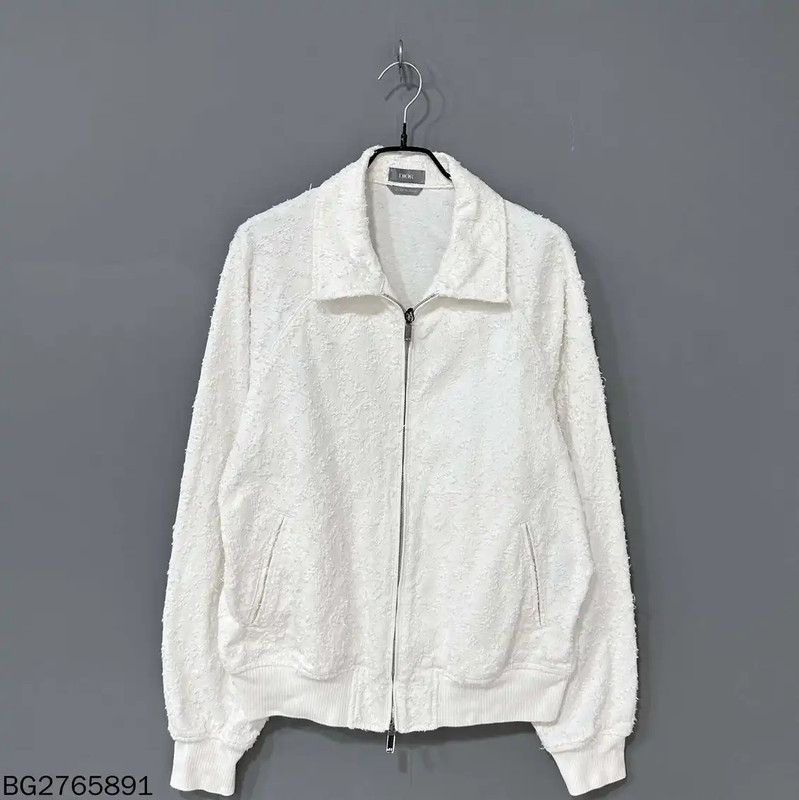 Dior Dior White Women's Zip-Up Sweatshirt 0089 Size ONE SIZE - 1 Thumbnail