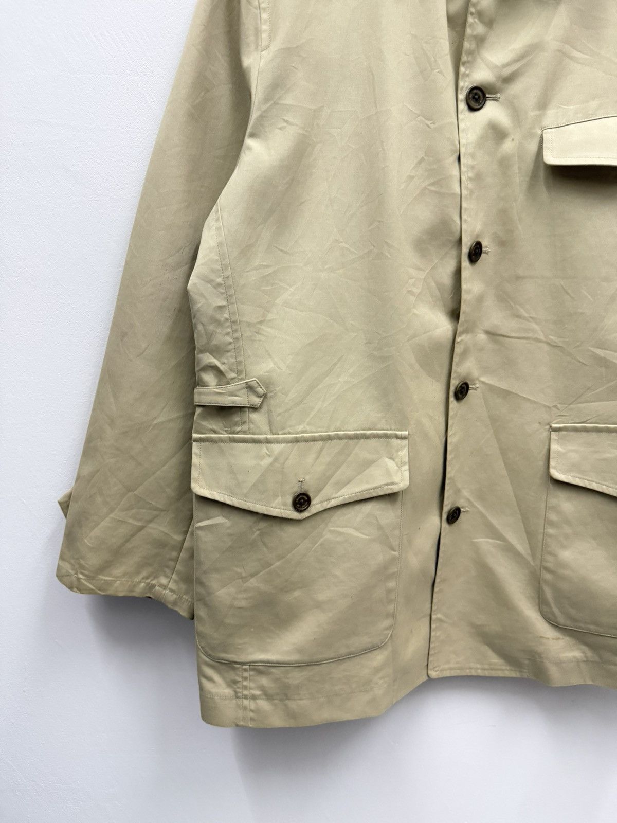 Aquascutum Aquascutum Beige Cotton Field Military Design Jacket Size US L / EU 52-54 / 3 - 4 Thumbnail