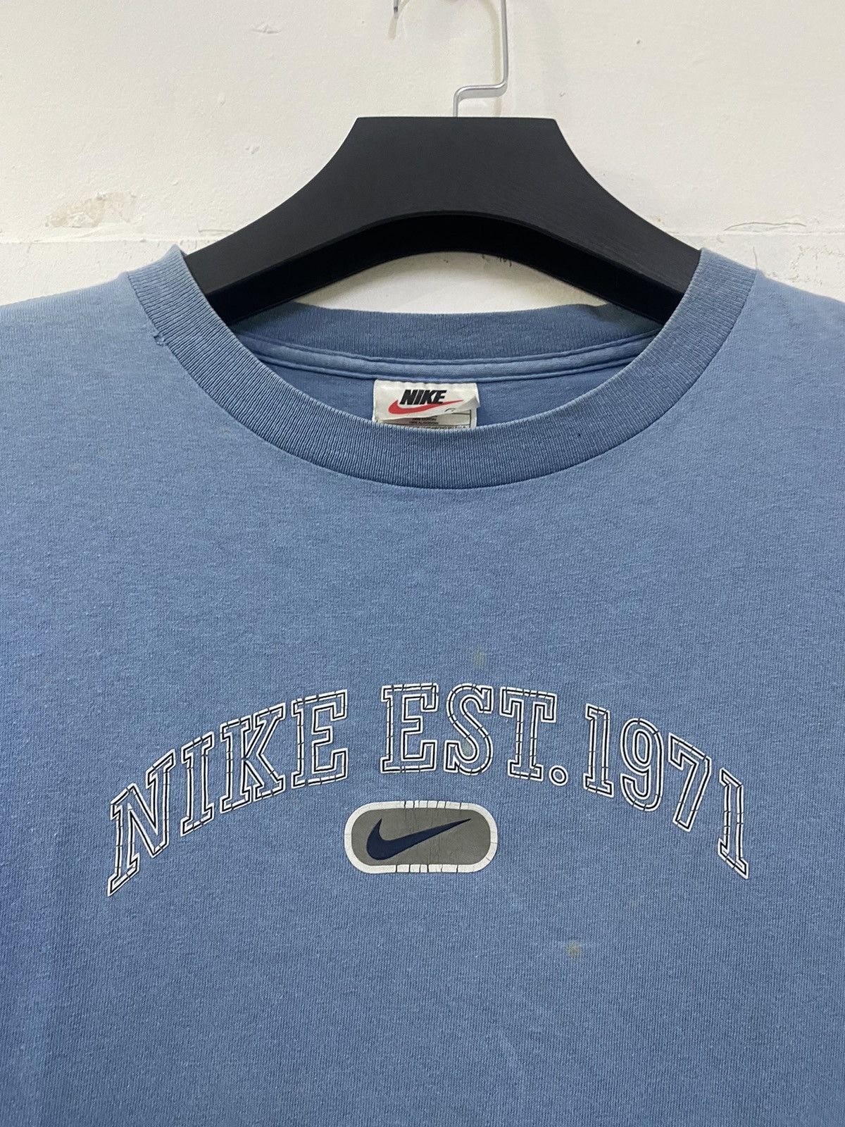 Nike × Vintage 💥 NIKE EST.1971 CENTER SWOOSH “TRAVIS SCOTT” VINTAGE 90s Size US S / EU 44-46 / 1 - 5 Thumbnail