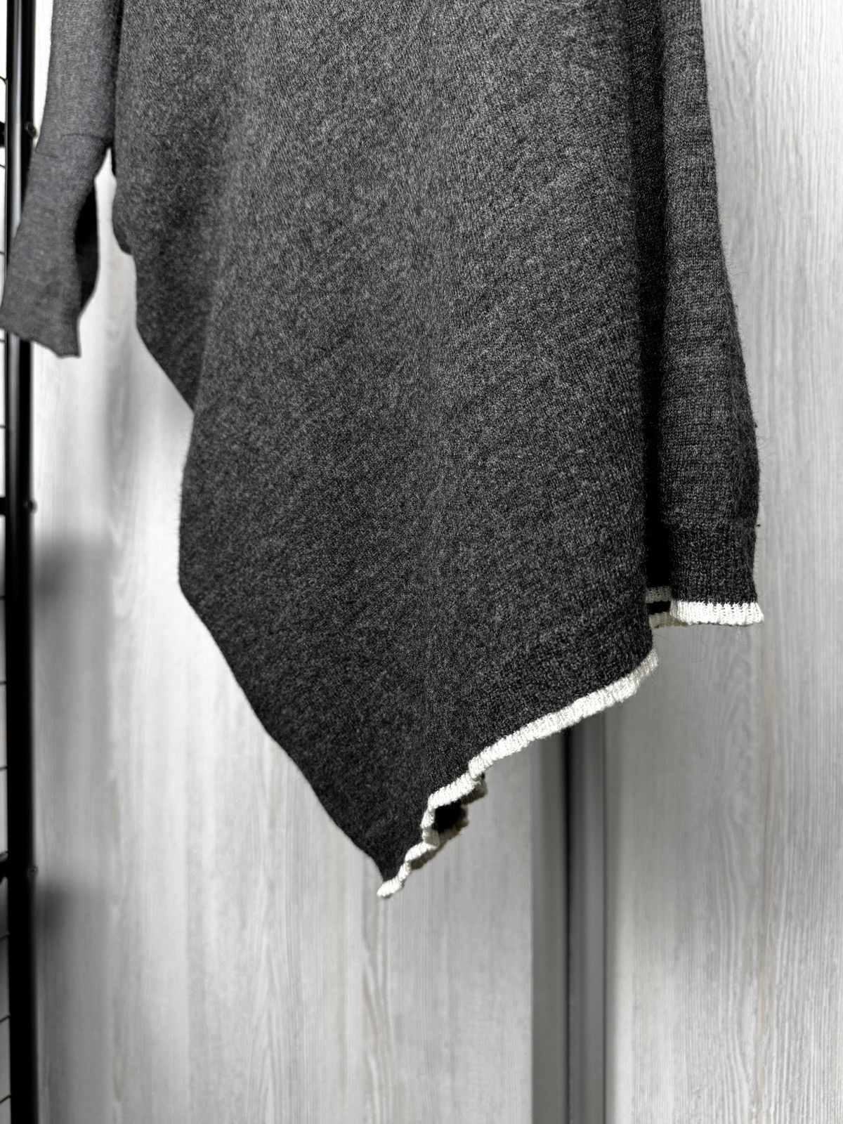 Y's Y's by Yohji Yamamoto Asymmetrical Wool Sweater Size S / US 4 / IT 40 - 7 Thumbnail