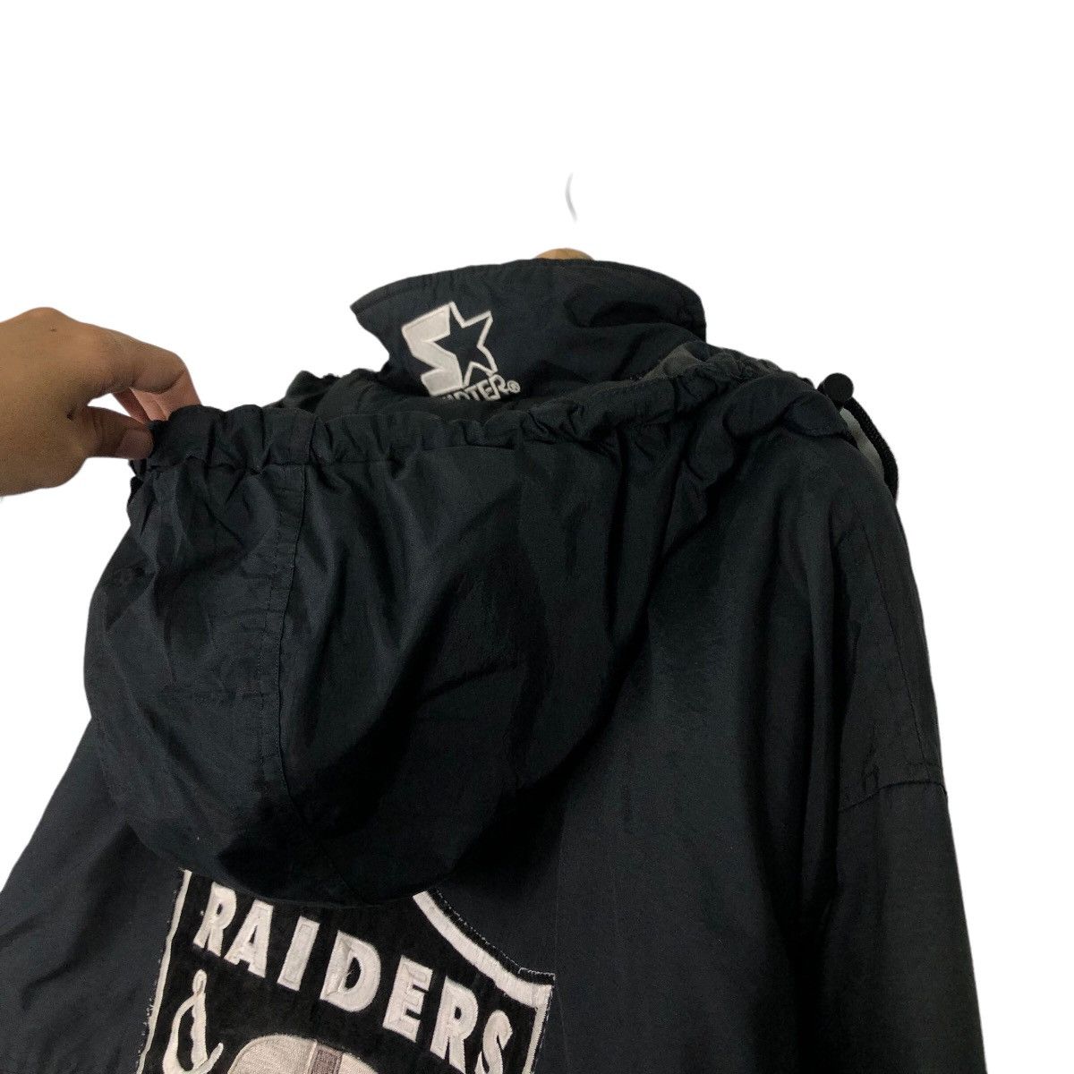 NFL 🔥Vintage Bomber Jacket Starter NFL Raiders Big Logo Size US S / EU 44-46 / 1 - 9 Thumbnail
