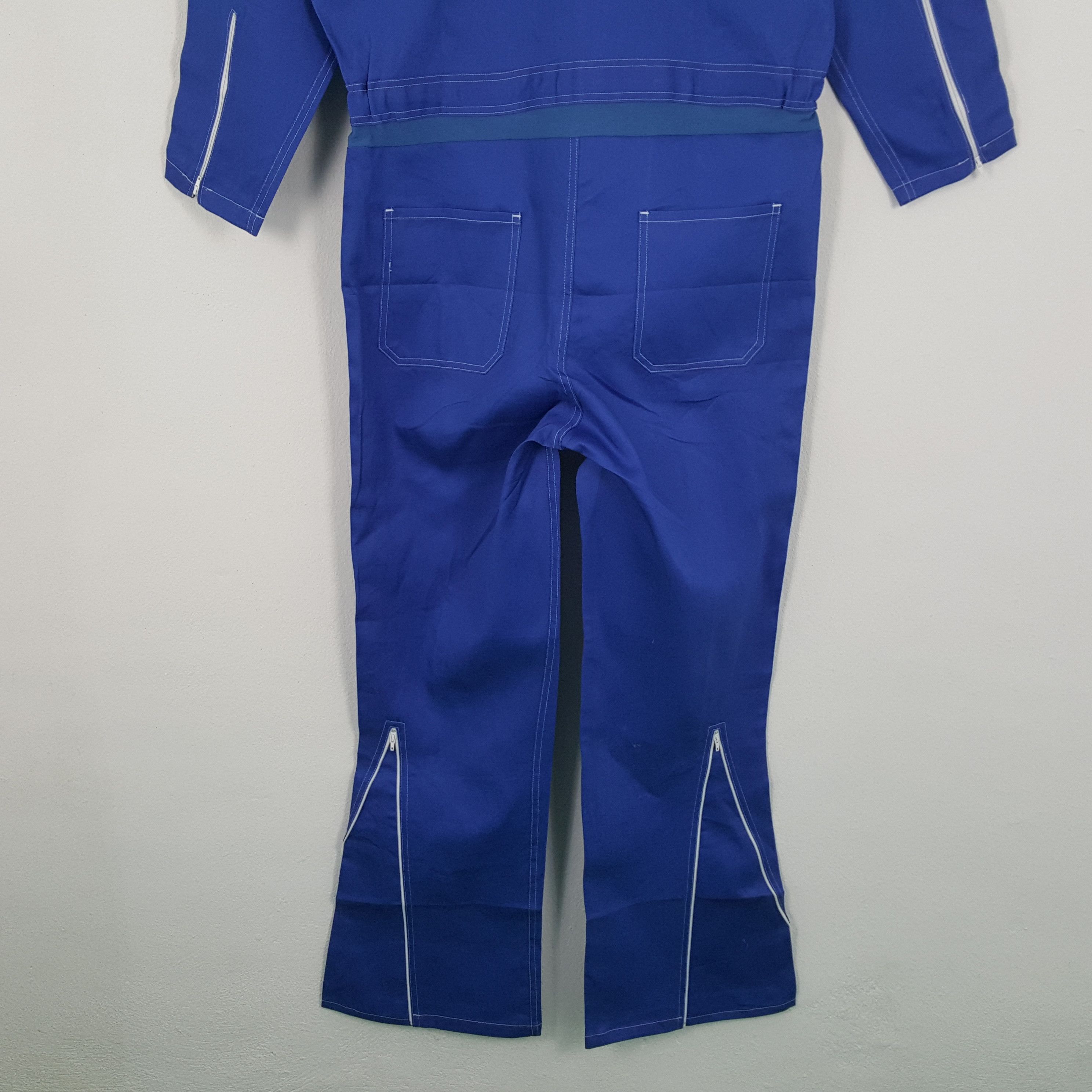 Japanese Brand × Vintage Vintage KAWASAKI Racing Japanese Team Coverall Jacket Size US L / EU 52-54 / 3 - 3 Thumbnail