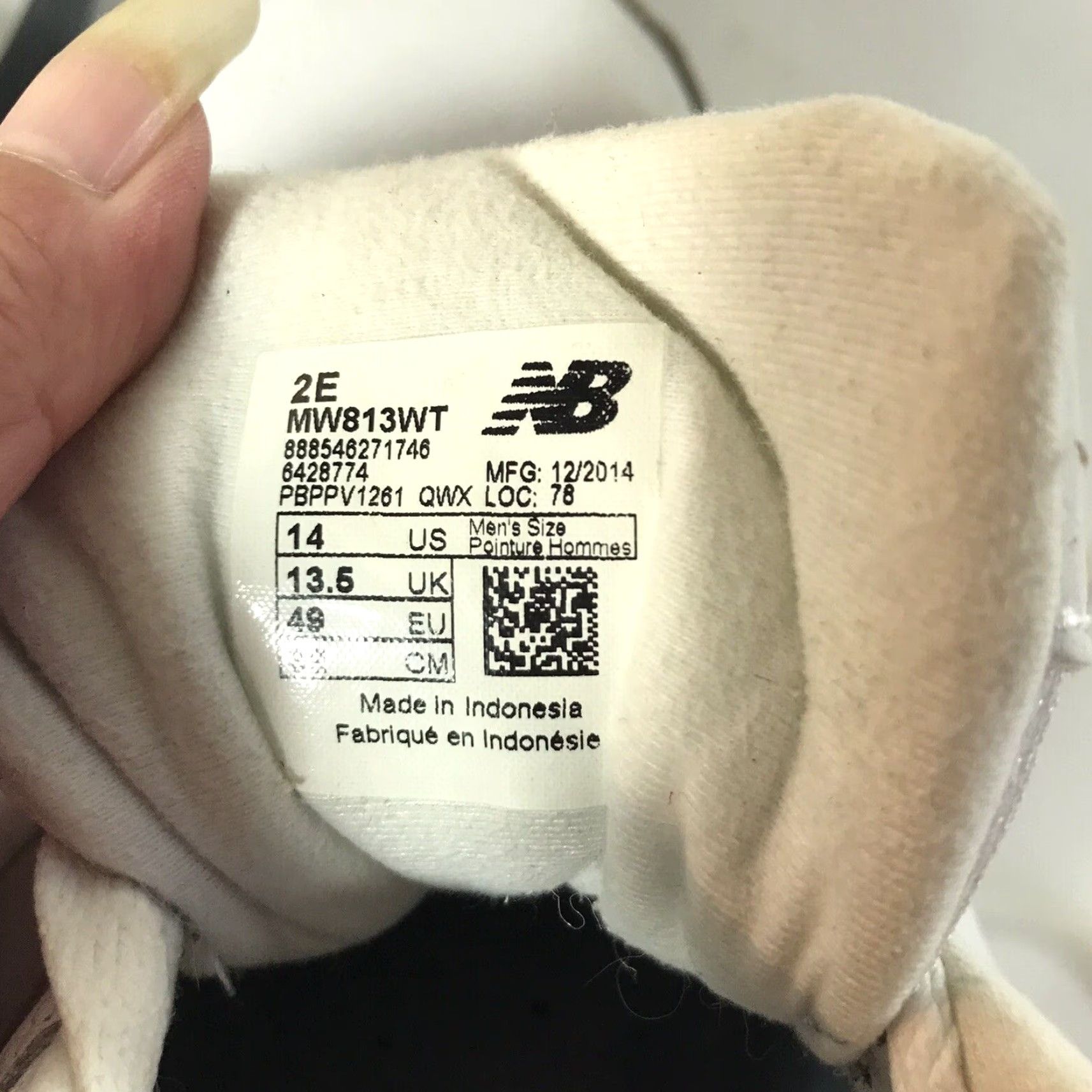 New Balance New Balance 813 Low-Top Sneakers Athletic Mens Size 14 White Breathable Cushioned Athleisure Size US 14 / EU 47 - 3 Thumbnail
