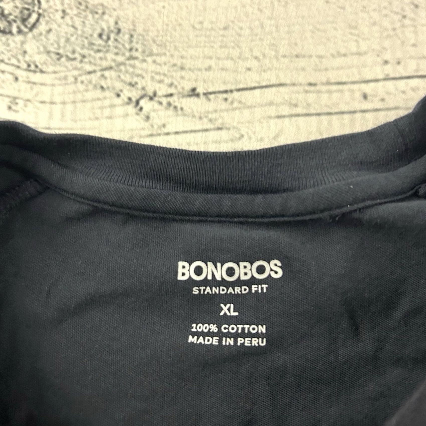 Bonobos Bonobos XL T-Shirt Long Sleeve Men Blue 100% Cotton Standard Fit Shirt Size US XL / EU 56 / 4 - 2 Thumbnail