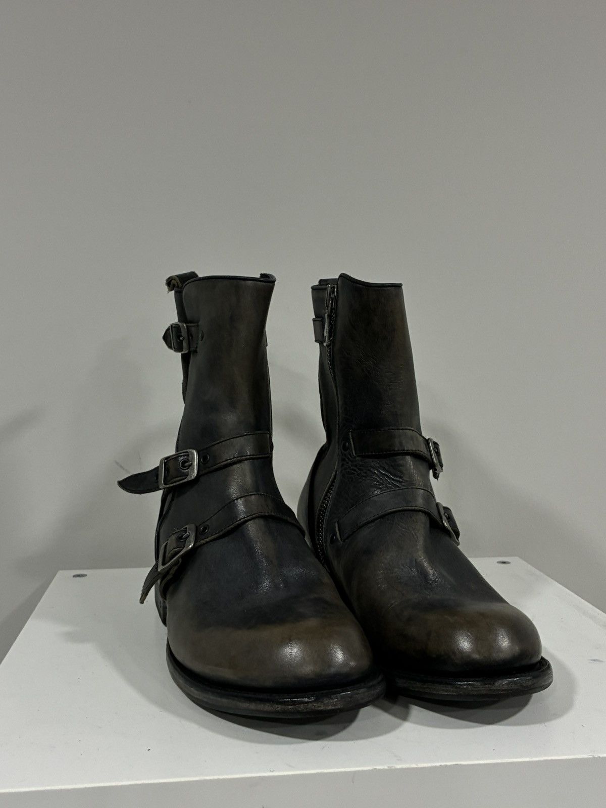 John Varvatos Engineer Moto Triple Buckle Boot 8.5 Size US 8.5 / EU 41-42 - 5 Thumbnail