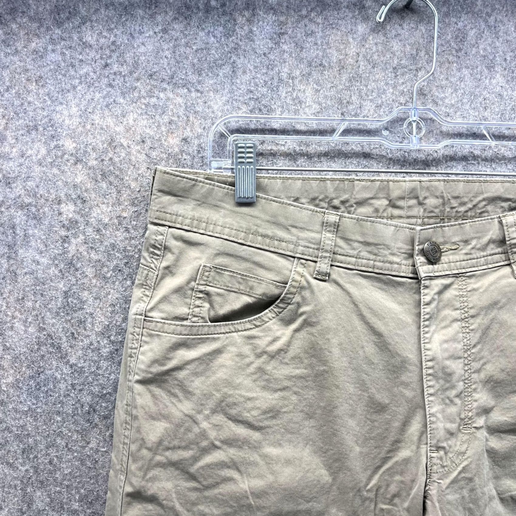 Vintage Columbia Pants Men 34x30 Chino Flat Front Beige Cotton Vintage No Size US 34 / EU 50 - 3 Thumbnail