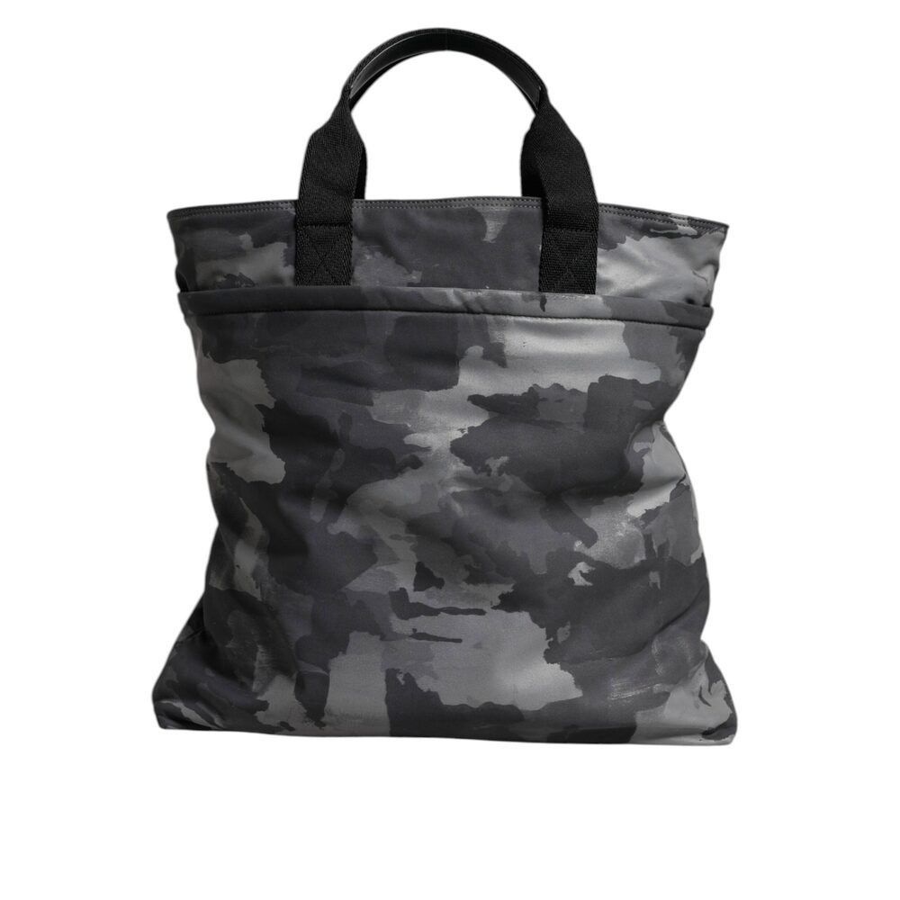 Dolce & Gabbana Dolce & Gabbana Black Camouflage Shoulder Strap Logo Plaque Size ONE SIZE - 5 Thumbnail