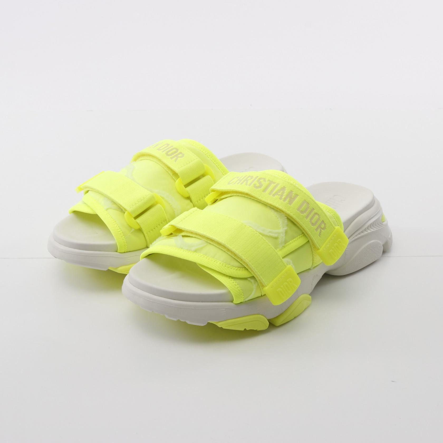 Dior Dior D-Wander Fabric Sandals Others Shoes in White, Women's