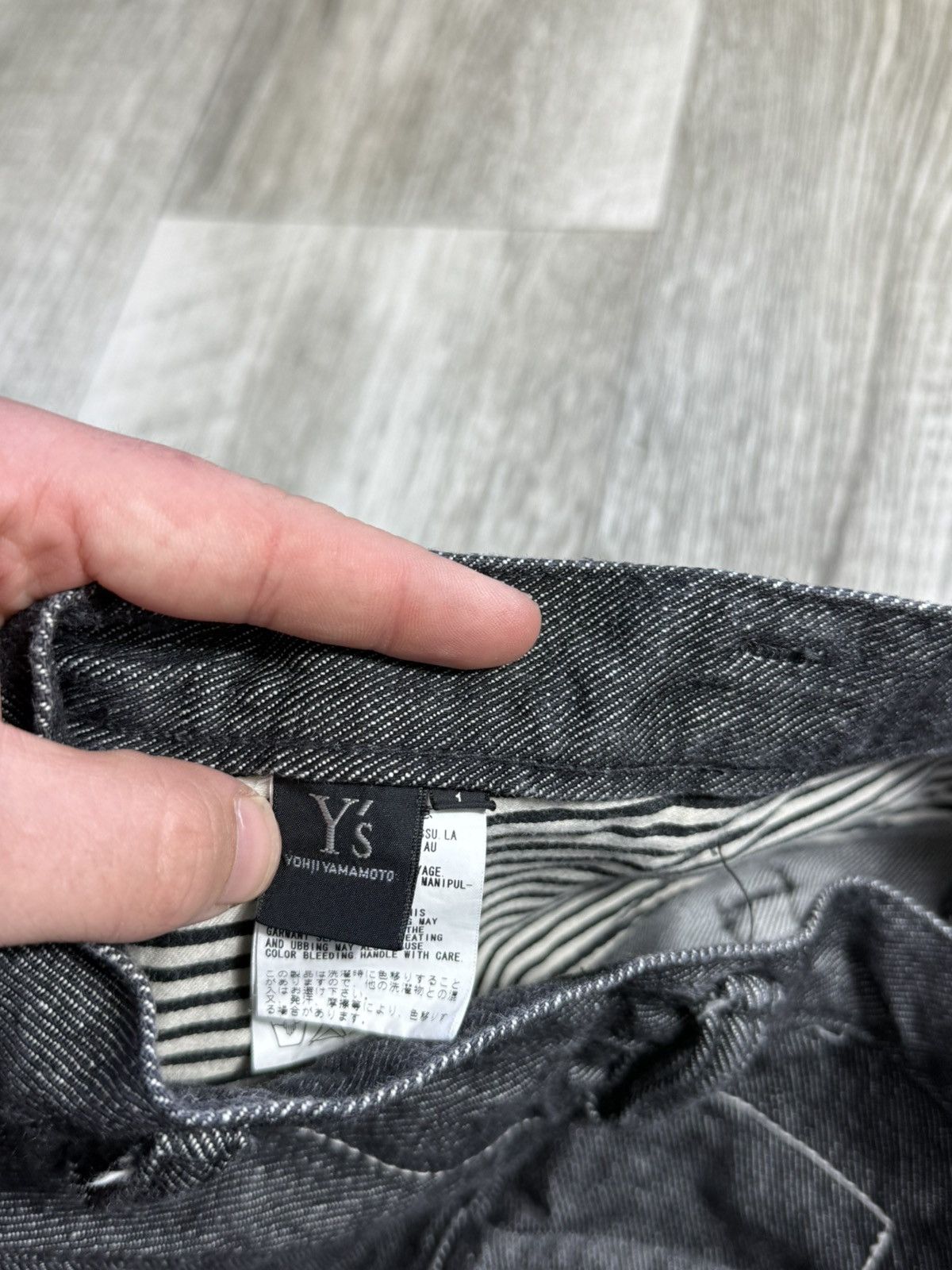 Yohji Yamamoto Y’s Yohji Yamamoto men jeans beautiful denim y2k Size US 30 / EU 46 - 11 Thumbnail