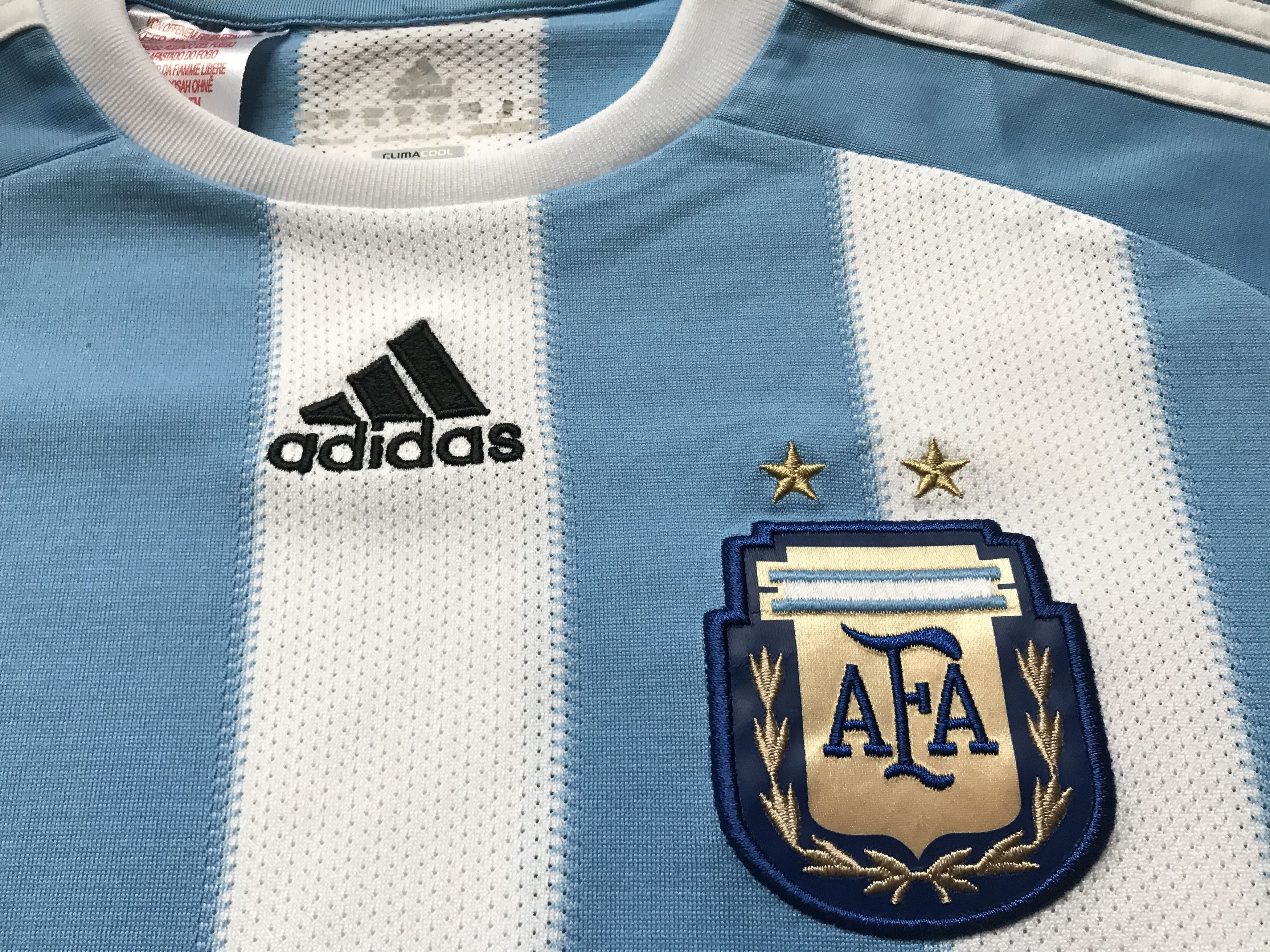 Adidas × Vintage Kids Vintage Adidas Argentina Football Shirt Size US XXS / EU 40 - 4 Thumbnail