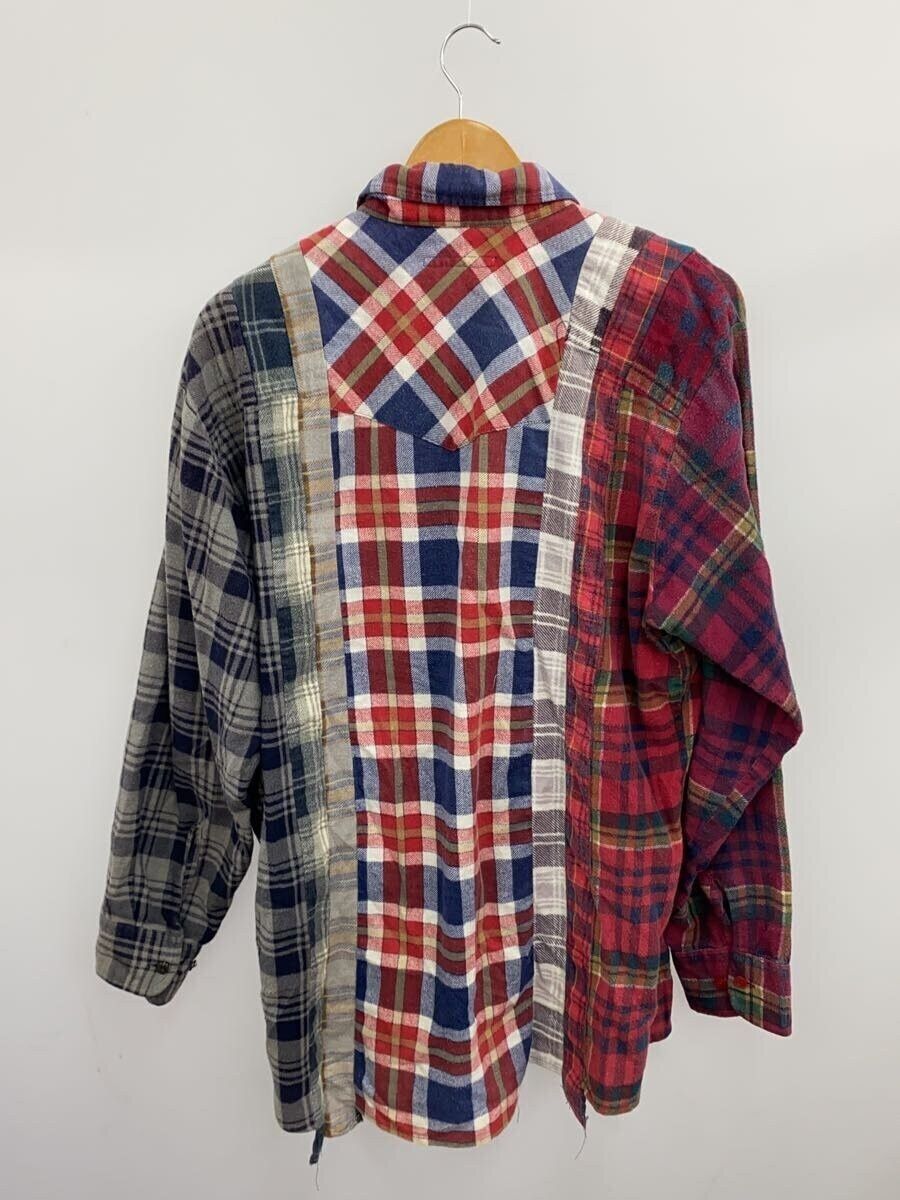 Needles Reconstructed Rebuild Flannel Shirt Size US M / EU 48-50 / 2 - 2 Thumbnail