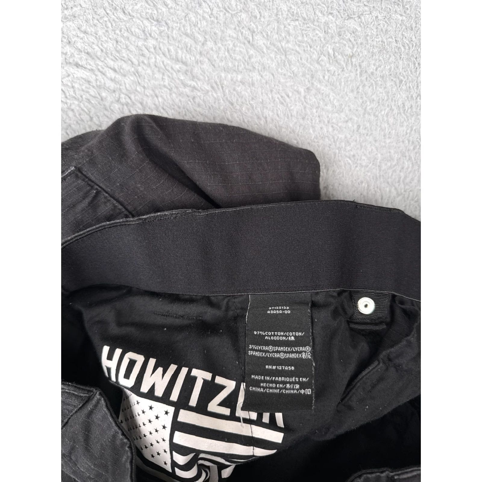 Vintage Howitzer Patriot Tactical Pants Mens 31x34 Black Cargo Ripstop Utility LEO EMT Pants Regular Black Mens Cargo Pants Size US 31 - 7 Thumbnail