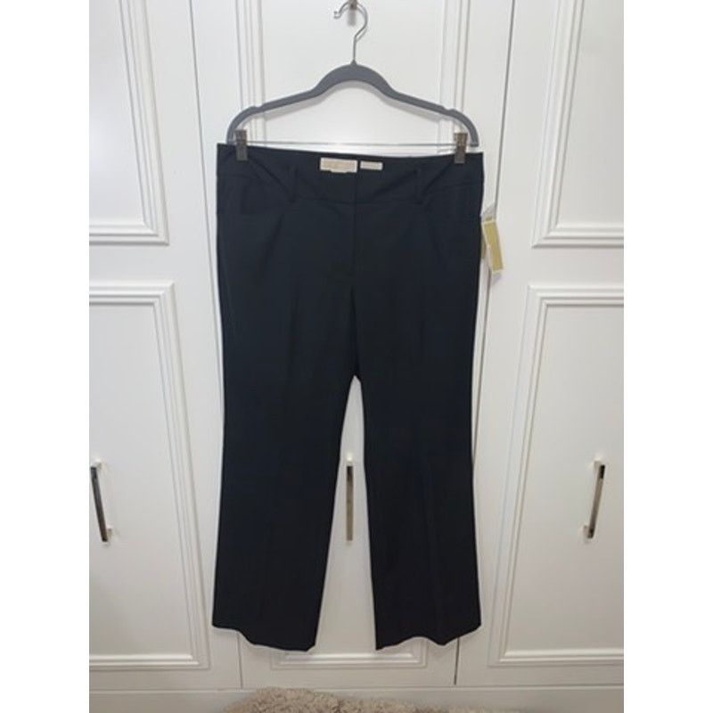 Michael Kors NWT Michael Kors Women's Black Flared Leg Pants Size 14 Size 36" / US 14 / IT 50 - 1 Thumbnail