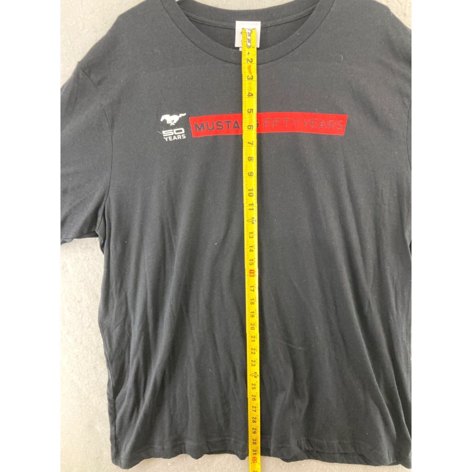Ford FORD Mustang TShirt Shirt 3XL Adult Black USA MADE 50th Anniversary Graphic Print Men Mens Size US XXL / EU 58 / 5 - 3 Thumbnail