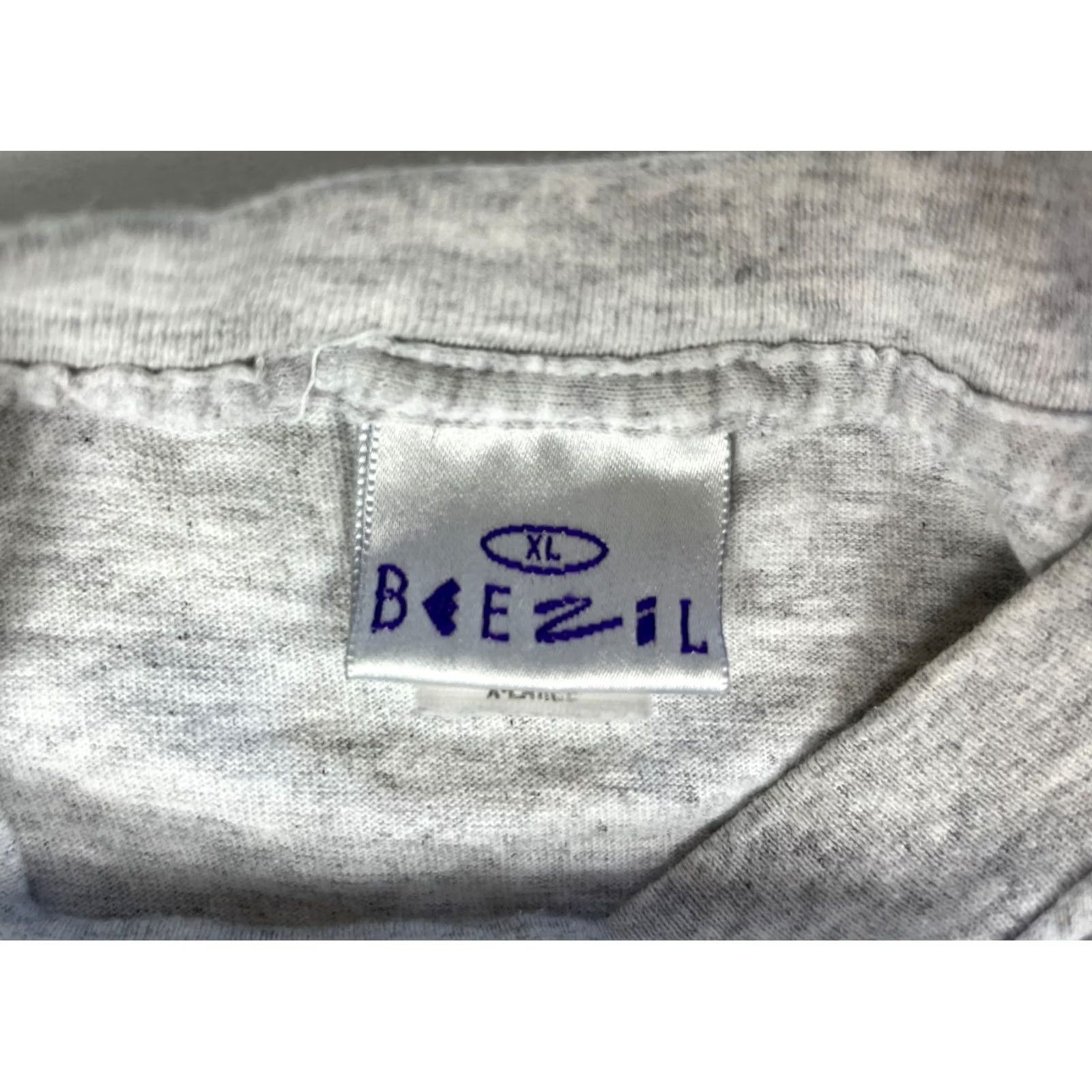 Vintage VINTAGE Saugatuck Michigan Beezil T-Shirt XL Mens 90s Gray Cotton Short Sleeve Crew Neck 1990s Made in USA Size US XL / EU 56 / 4 - 5 Thumbnail