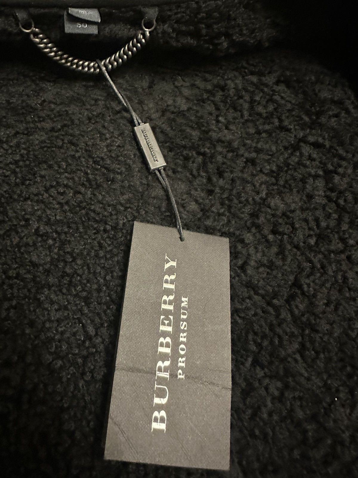 Burberry Prorsum Burberry prorsum FW 2012 sheep shearling/cotton jacket Size US M / EU 48-50 / 2 - 21 Thumbnail