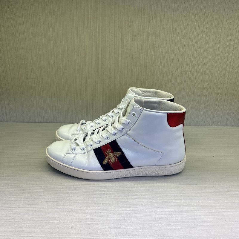 Gucci Gucci Ace High-Top Sneakers in White - Size US 9.5 / EU 42-43 - 1 Thumbnail