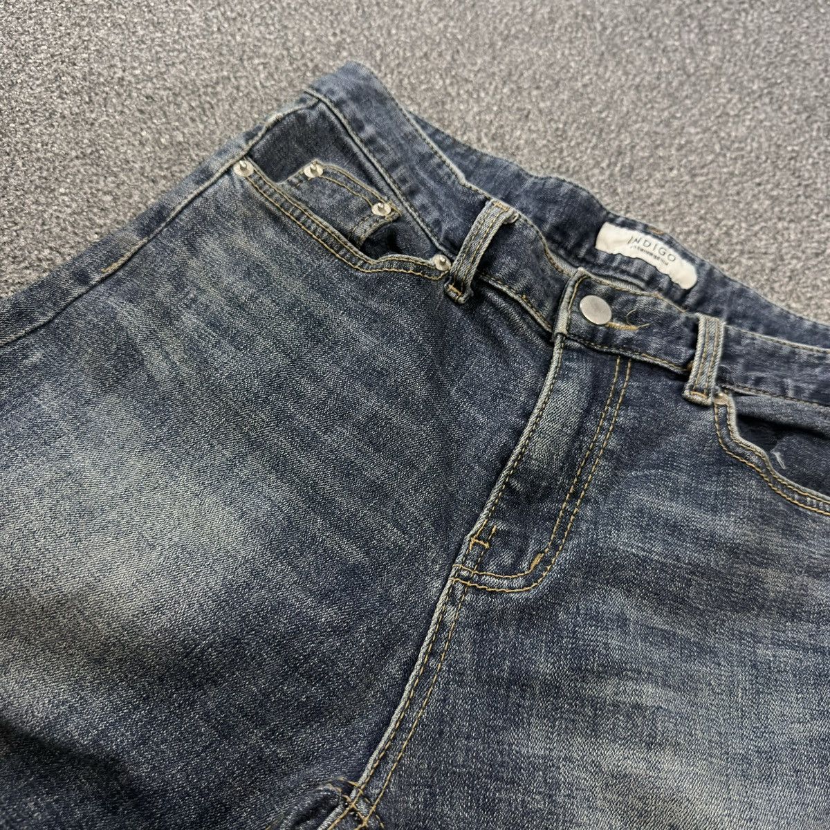 Indigo 🇯🇵 Japanese Indigo Denim Rugged Jeans Size US 30 / EU 46 - 11 Thumbnail