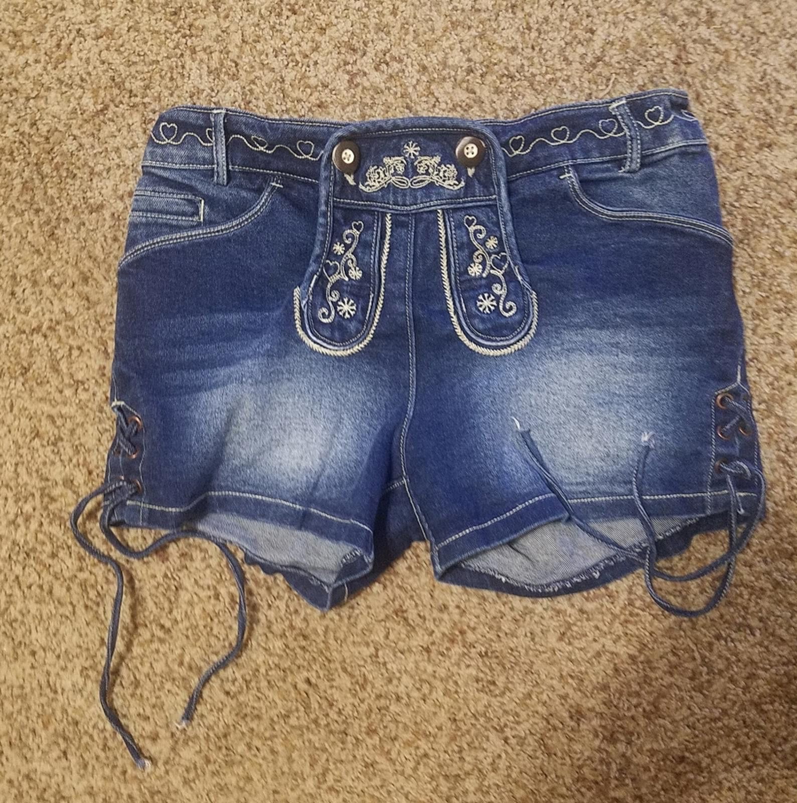 Schlussel Schluseng Denim Shorts Size 28 Size 28" / US 6 / IT 42 - 2 Thumbnail