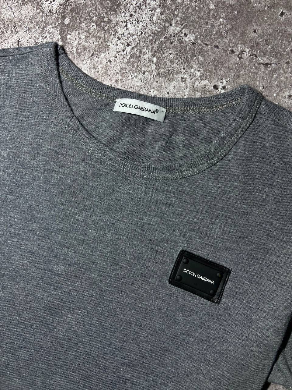 Dolce & Gabbana Dolce & Gabbana Grey Cotton Logo Patch Kids T-Shirt Size US XXS / EU 40 - 3 Thumbnail