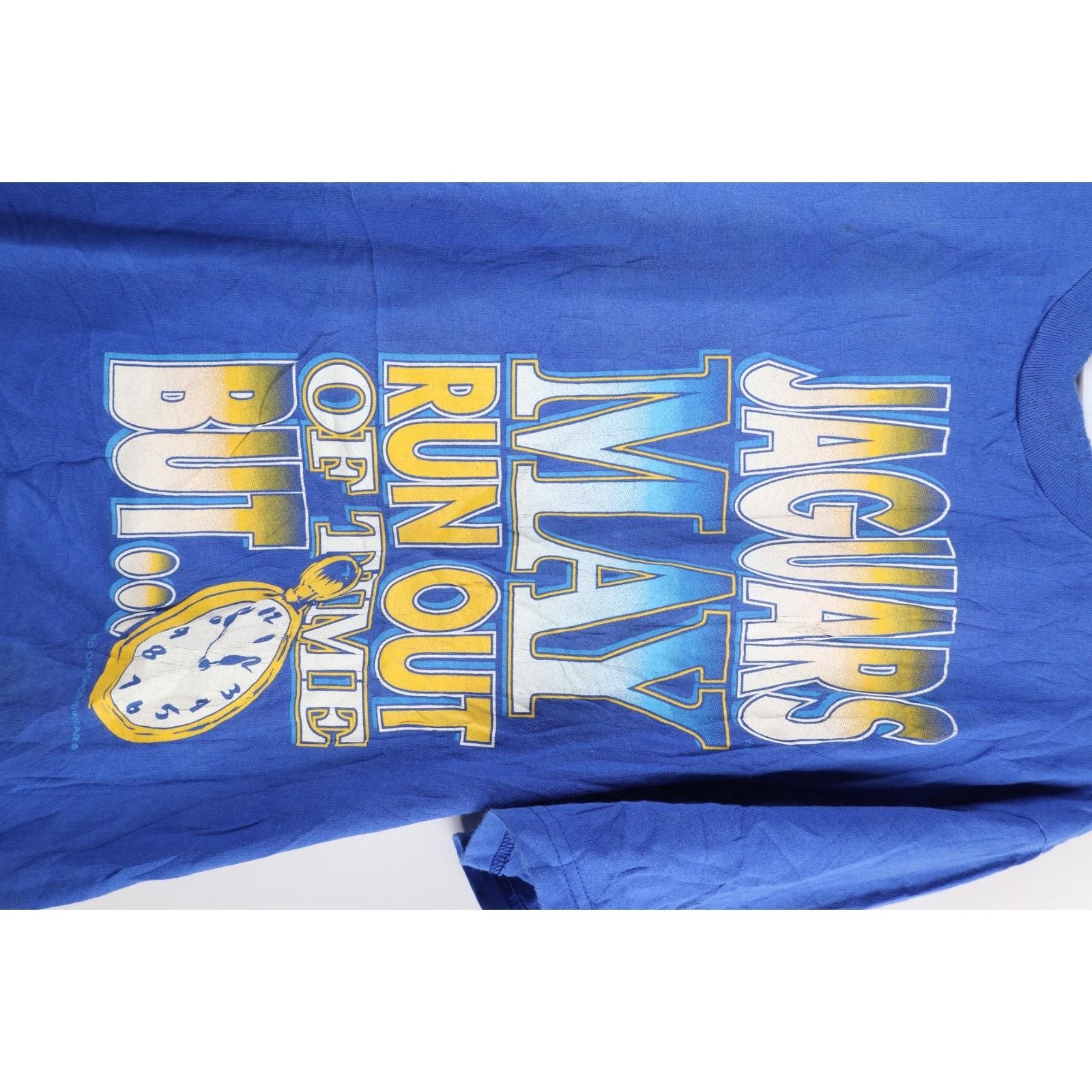 Vintage Vintage 90s Faded Jacksonville Jaguars Football T-Shirt Size US L / EU 52-54 / 3 - 4 Thumbnail