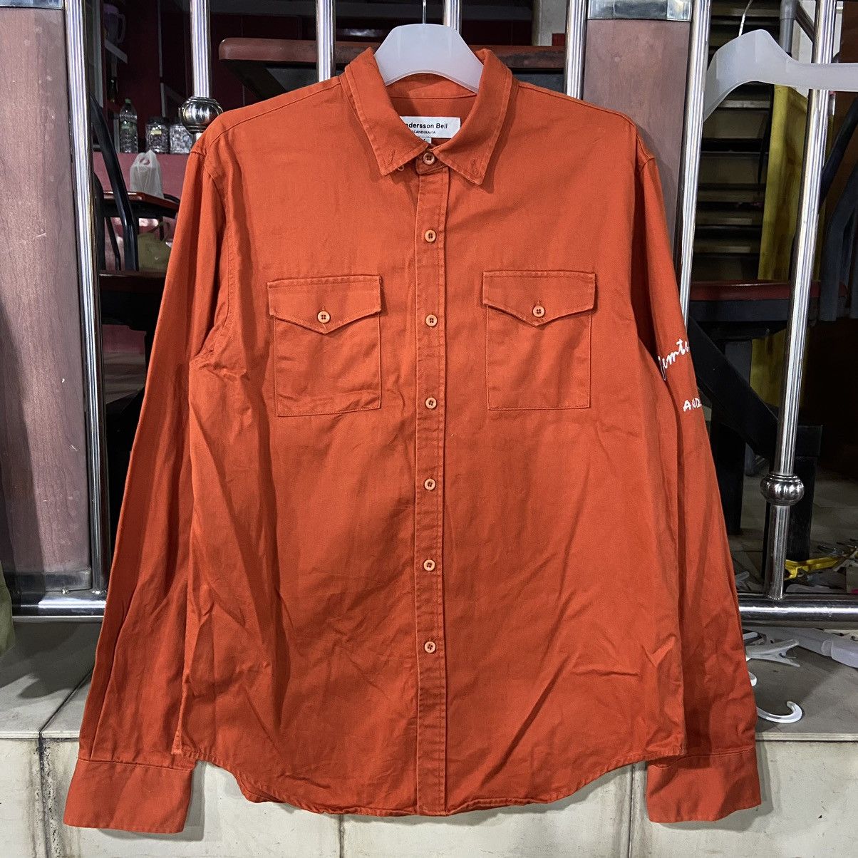 Andersson Bell × Designer Andersson Bell Longsleeve Button Up Shirt Size US L / EU 52-54 / 3 - 1 Thumbnail