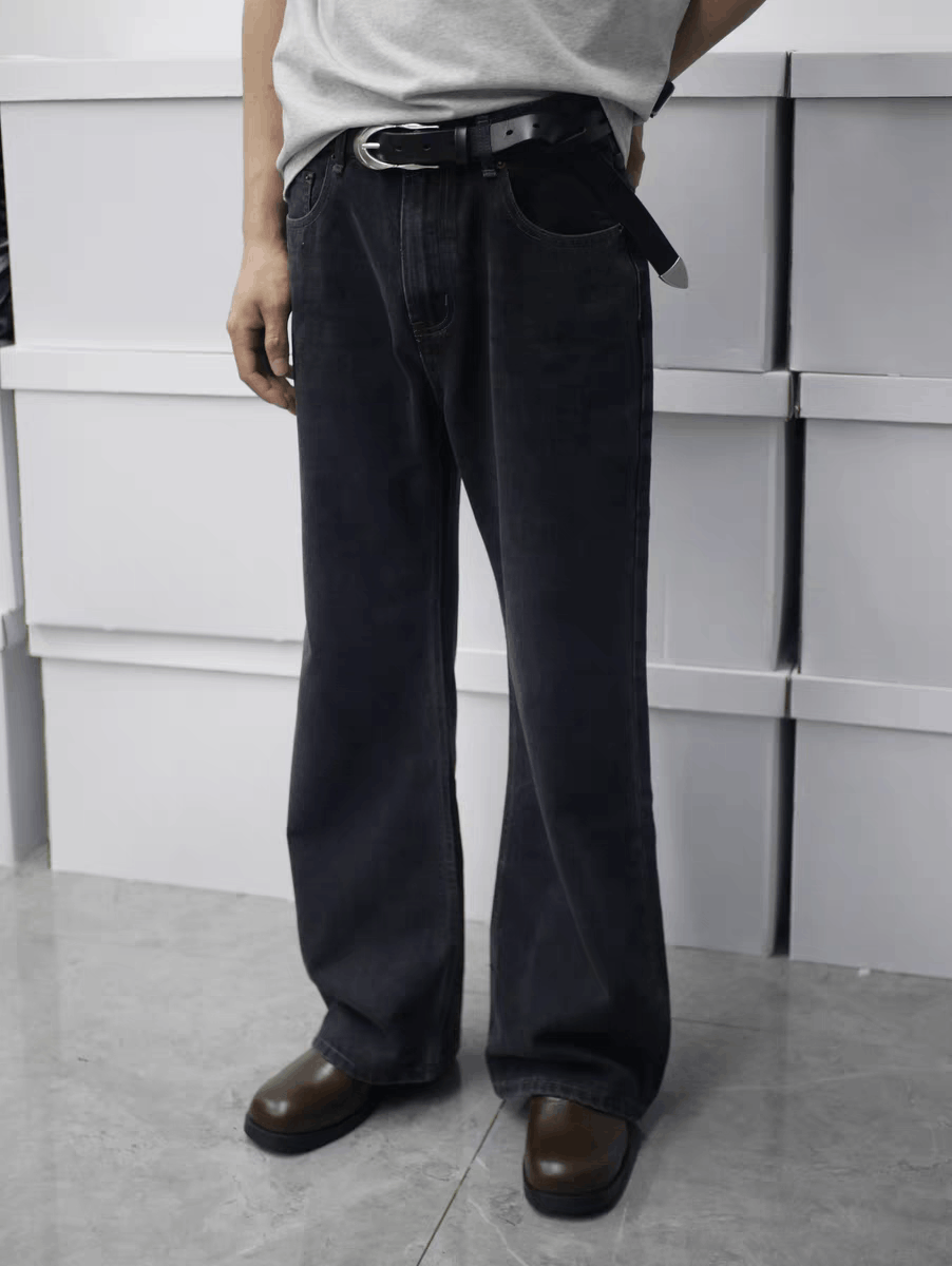 Jean × Vintage Utility washed faded cleanfit yuppie loose baggy jeans Size US 34 / EU 50 - 1 Thumbnail