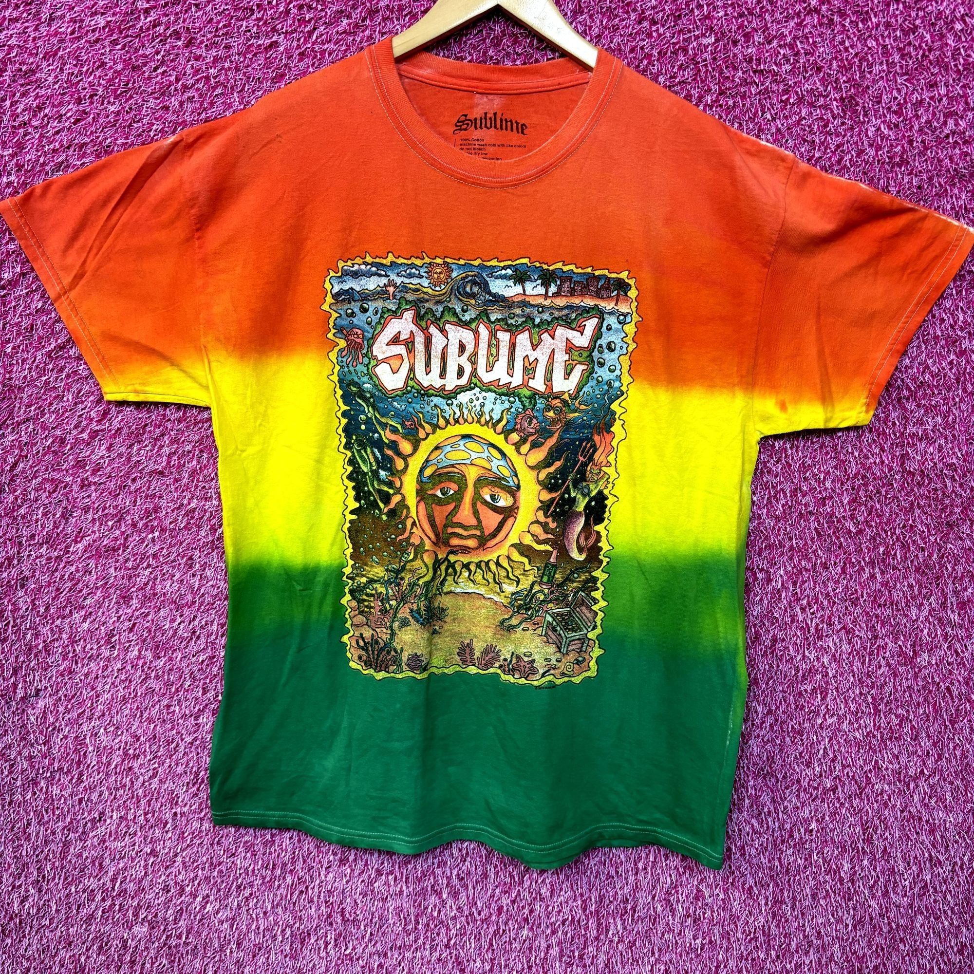 Sublime Sublime Under The Sea Rasta Oversized Ska Rock Tie Dye S Size US S / EU 44-46 / 1 - 1 Thumbnail